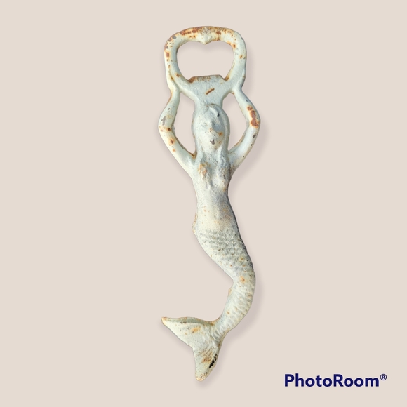 Vintage Other - Mermaid Cast Iron Bottle Opener